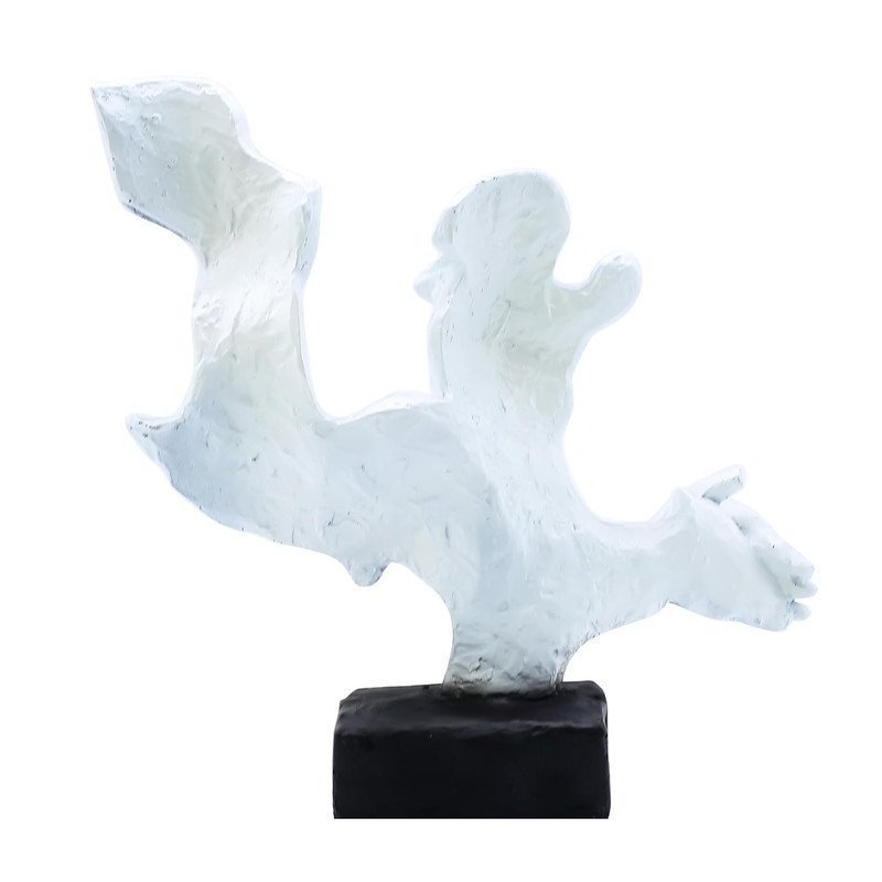 Abstract Couple Sculpture Resin Figurine Modern Love Statue for Home Decor, Anniversary Valentine's Day Gift